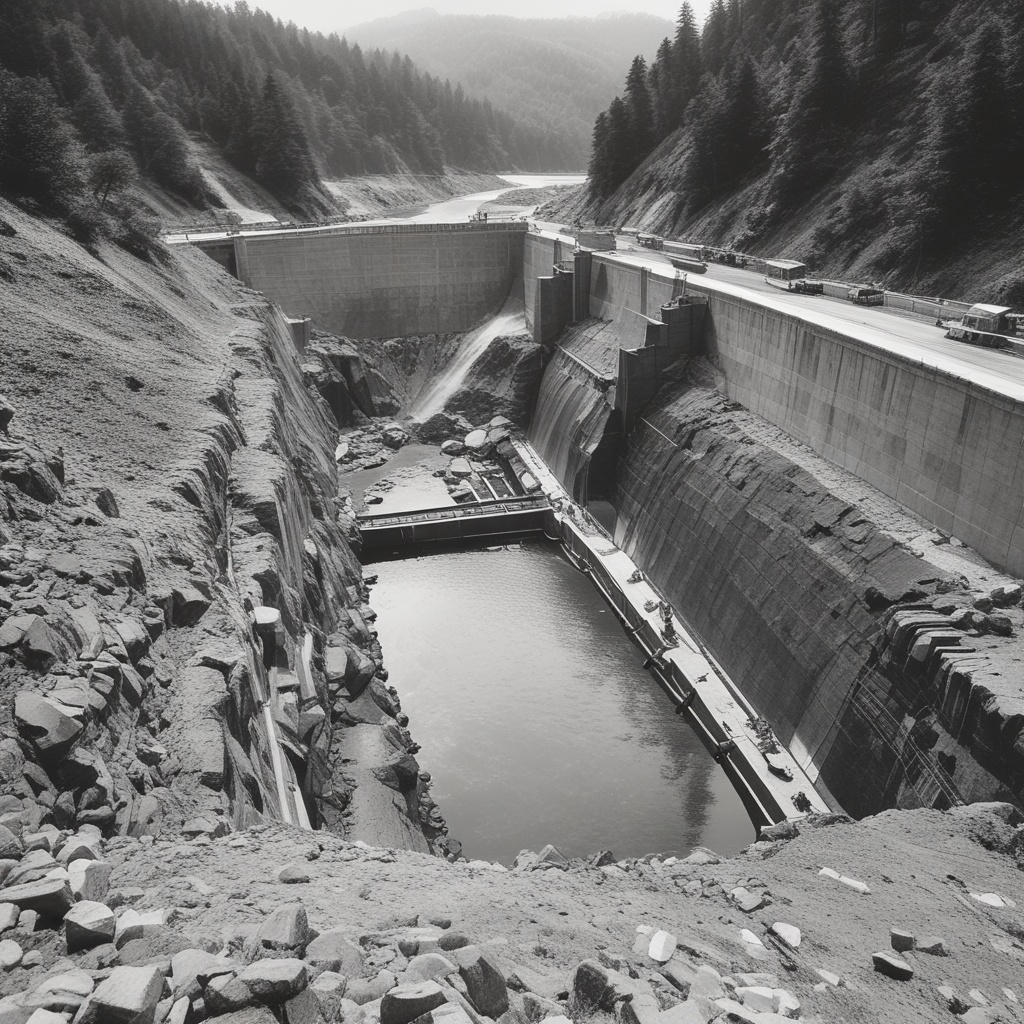 Dam construction project