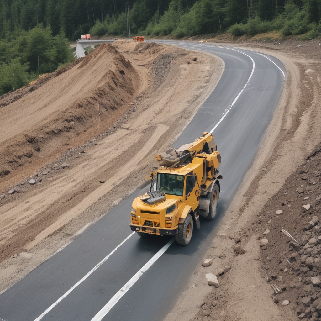 Road construction project